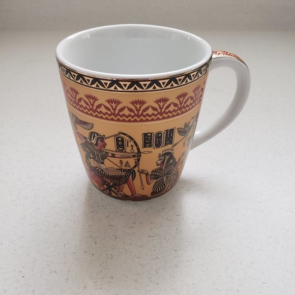 Porcelain Int'l Made in Egypt #017 Porcelain Coffee Mug, 10 oz - Picture 3 of 8